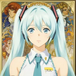 symmetric portrait of beautiful sakura hatsune miku, japanese anime style, dreamlike, clean elegant painting, beautiful detailed face. by artgerm and greg rutkowski and alphonse mucha, by studio ghibli painting, by joaquin sorolla rhads leyendecker, by ohara koson and thomas