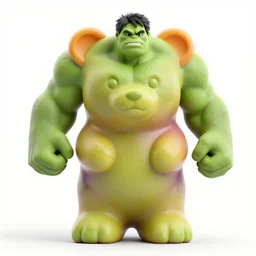 oversized hulked gummibear!! gummibear!!, real photo