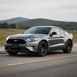 2 door coupe sports car sedan style of Ford Explorer as a coupe Ford Mustang full view uncropped 35mm mid distance photograph IMG_1411.JPG