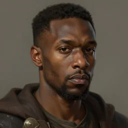 the sad blacksmith as a realistic fantasy d & d character, closeup portrait art by donato giancola and greg rutkowski, realistic face, digital art, trending on artstation