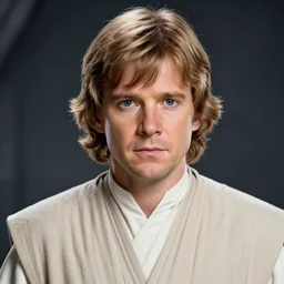 luke skywalker grand master jedi from legends books, little eyes, jedi from star wars, intricate detailed face, artgerm, greg rutkowski, alphonse mucha