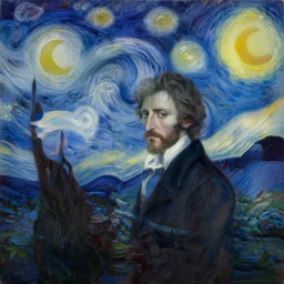 moonlight sonata by x, oil painting, trending on artstation, masterpiece, gorgeous composition, fine art, high quality