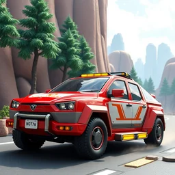 tesla cybertruck in super mario 6 4