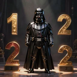 dart vader in style disney multiplication
