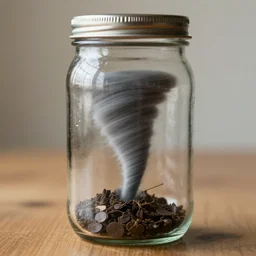 a tornado in a jar