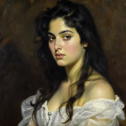 a beautiful painting of liza soberano by juan luna, detailed, 4 k