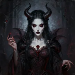 A very detailed horrifying portrait painting of the princess of darkness, Écorché, occult, 8k, trending on artstation cgsociety, masterpiece, in the style of DiscoDiffusion.