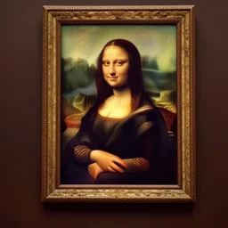 Mona Lisa stealing the Mona Lisa