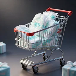 apriori diapers, shopping cart, dim volumetric lighting, 8 k octane beautifully detailed render, post - processing, extremely hyper - detailed, intricate, epic composition, cinematic lighting, masterpiece, trending on artstation, detailed detailed detailed, masterpiece, stunning art, wonderful masterpiece, beautiful cinematic light
