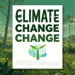 a poster about climate change