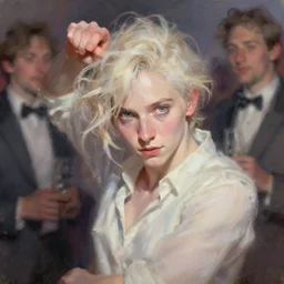 michel foucault at a party, intricate, fictional character, dynamic pose, dramatic lighting, realistic shaded lighting, pastel shades, expressively loose brush strokes, perfect face, 8 k realistic, hyper detailed, digital painting, artstation, concept art, hyper detailed eyes, art by sam spratt and peter mohrbacher and james jean