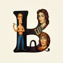 typography, central composition, very cartoon, shape focus, high detailed, by anton fadeev and tarsila do amaral