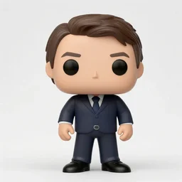 full body 3d render of Jair Bolsonaro as a funko pop, studio lighting, white background, blender, trending on artstation, 8k, highly detailed