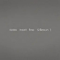 can you hear the silence
