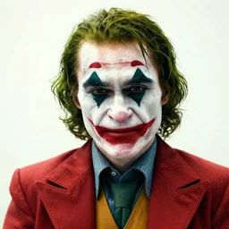 still photo of the joker, highly detailed, intricate, photorealistic full portrait, bright studio setting, dramatic lighting, crisp quality and light reflections, unreal engine 5 quality render