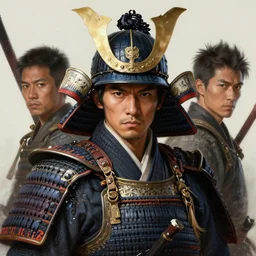a detailed portrait of samurai, by victo ngai and justin gerard, digital art, realistic painting, very detailed, sharp focus, fantasy, dnd, trending on artstation
