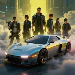 1 8 9 0's classic concept car from cyberpunk 2 0 7 7. art by jesper ejsing, feng zhu, makoto shinkai, lois van baarle, ilya kuvshinov, rossdraws. clouds by rhads. global light 3 d rtx hdr
