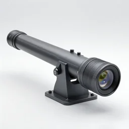 an hd photograph, of a completely 3 d printed rail gun. 5 0 mm lens, f 1. 8.