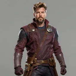 star lord from guardians of the galaxy, highly detailed, digital painting