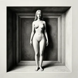 impossible woman by m. c. escher