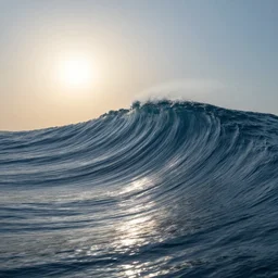 in the billows even over the sun