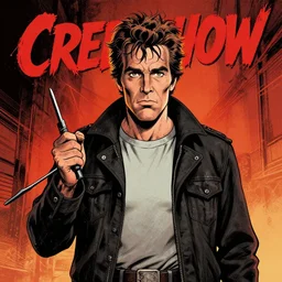 Stephen King as Jordy Verrill from Creepshow (1982) illustrated by Les Edwards