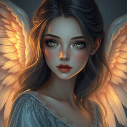 infinitely detailed nierautomata painting, pixivartststion, ambient lighting, infinitely detailed body and face, cute and fine face and body. angel relief, fine art, infinitely detailed architectures. clothes