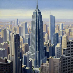 cloisonnism painting of megacity 1 from judge dredd megacity 1 from judge dredd in no mans sky no mans sky | masterpiece syd - mead moebius bekskinski