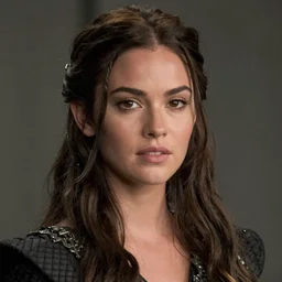 classic shot of megan fox in game of thrones original from 1 9 5 2, ( eos 5 ds r, iso 1 0 0, f / 8, 1 / 1 2 5, 8 4 mm, postprocessed, crisp face, facial features )