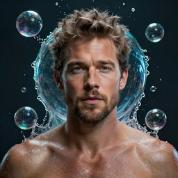 hyperrealistic dslr film still of ( michael buble ) disguised as bubbles, oil & water, stunning 8 k octane comprehensive 3 d render, inspired by istvan sandorfi & greg rutkowski & unreal engine, perfect symmetry, dim volumetric cinematic lighting, extremely hyper - detailed, incredibly real lifelike attributes & flesh texture, intricate, masterpiece, artstation, stunning
