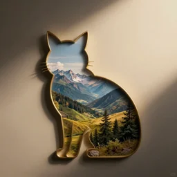 cat - shaped could