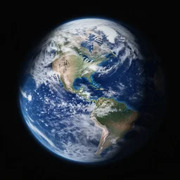 the moon crashing into the earth