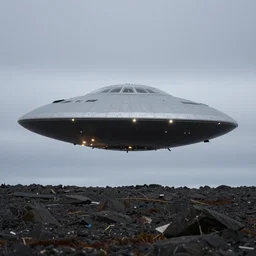A photo of an UFO/UAP mothership landing in Iceland, Sigma 200mm