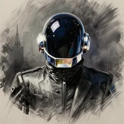 Daft Punk drawn by Stephen Bliss