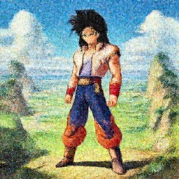 concept art of michael jackson as a dragon ball character, beautiful landscape, 4k anime character illustration by akira toriyama, artstation