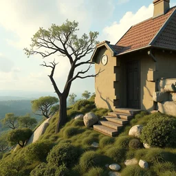🌿🎸🌹, 3 d, unreal engine 5, octane render, detailed, cinematografic, cinema 4 d, nvidia ray tracing graphics, artstation, greg rutkowski style, style rene magritte, surreal