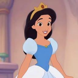 Princess Fiona in the style of Disney