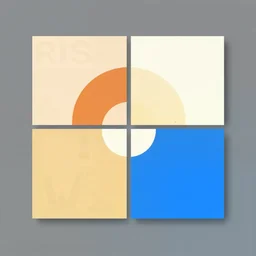 riso design, graphic composition, rule of thirds, minimalistic, risoprint colors W 1024