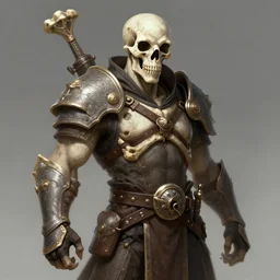 kro bone rusher portrait as a dnd character fantasy art.