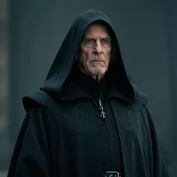 a cinematic still of (Ian McDiarmid!!!) as palpatine, wearing sith hood, Ian McDiarmid, ((octane render, nvidia raytracing demo)), masterpiece