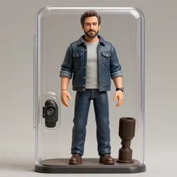 Seth Rogen action figure, highly detailed, 4k, photo