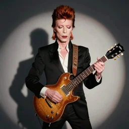 david bowie as a guitar