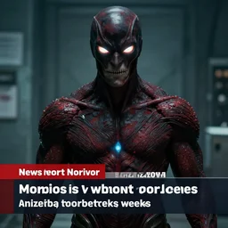 News report about a man who survived two whole weeks without Morbius