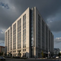 sans serif building