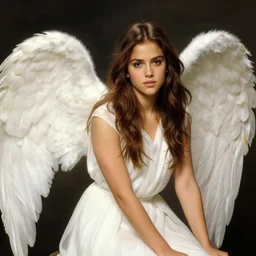 young _ jessica _ alba _ as _ an _ angel _ in _ the _ style _ of _ william _ adolphe _ bouguereau