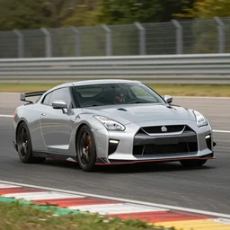 a 2 0 1 7 nissan gt - r premium driving on a race track
