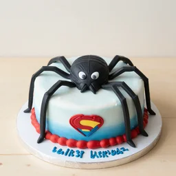 spider birthday cake, super hero,