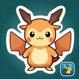 cute miss mascot miradar miradar watchog pokemon sticker art, cronobreaker, beeple game icon