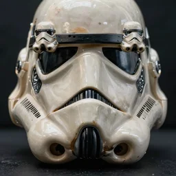 realistic symmetrical stormtroopers scull. Photo nikkor
