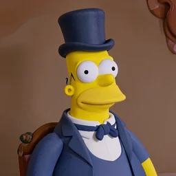 high angle photo of chief wiggled the simpsons in the style of stefan kostic, realistic, sharp focus, 8 k high definition, insanely detailed, intricate, elegant, art by stanley lau and artgerm